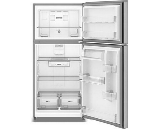 Whirlpool 29.5-Inch, 19 Cu. Ft. Top Freezer Refrigerator With Total Coverage Cooling - WRTX5419SZ