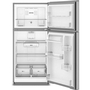 Whirlpool 29.5-Inch, 19 Cu. Ft. Top Freezer Refrigerator With Total Coverage Cooling - WRTX5419SZ