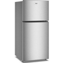 Whirlpool 29.5-Inch, 19 Cu. Ft. Top Freezer Refrigerator With Total Coverage Cooling - WRTX5419SZ