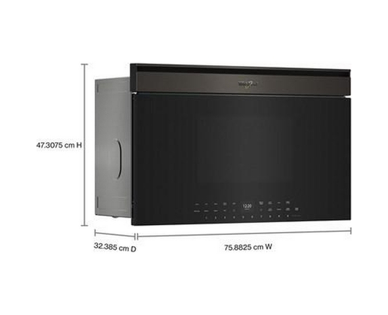 Whirlpool 30-Inch 1.1 Cu. Ft. Built-In Microwave Oven With Air Fry Technology - YWMBT7030SV