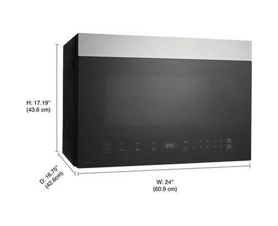 Whirlpool 24-Inch, 1.4 Cu. Ft. Over-The-Range Microwave - UMMS5024SS
