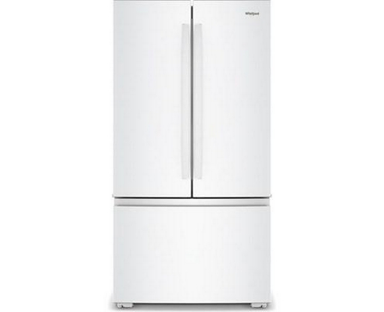 Whirlpool 36-Inch, 24 Cu. Ft. Counter-Depth French 3-Door Refrigerator - WRFC3036RW