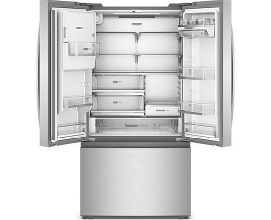 Whirlpool 36-Inch, 22 Cu. Ft. French 3-Door Refrigerator With Water And Ice Dispensing System - WRFC7036RZ