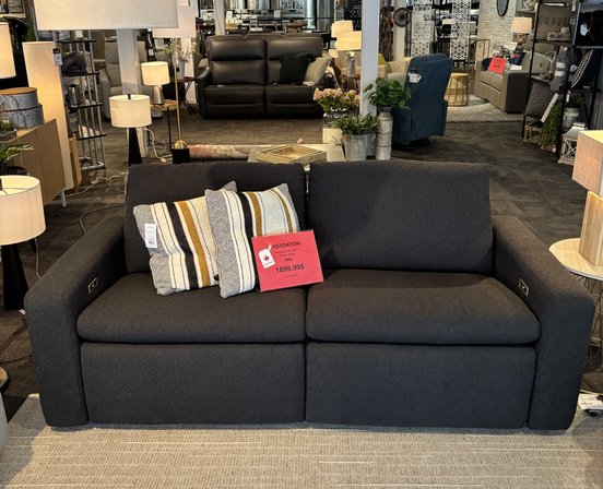 Sofa inclinable motorisé en tissus de Elran