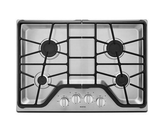 Maytag 30-Inch Built-In Gas Cooktop - MGC7430DS