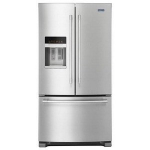 Maytag 36-Inch, 25 Cu. Ft. French 3-Door Refrigerator With Ice And Water - MFI2570FEZ