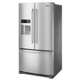 Maytag 36-Inch, 25 Cu. Ft. French 3-Door Refrigerator With Ice And Water - MFI2570FEZ