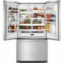 Maytag 36-Inch, 20 Cu. Ft. Counter-Depth French 3-Door Refrigerator With Ice And Water - MFC2062FEZ
