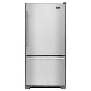 Maytag 33-Inch, 22.1 Cu. Ft. Bottom Freezer Refrigerator With Ice And Water - MBF2258FEZ
