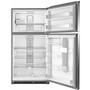 Maytag 33-Inch, 21.2 Cu.Ft. Freestanding Top Freezer Refrigerator With Interior Ice Maker - MRT711SMFZ