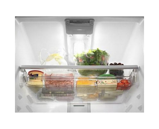 Maytag 33-Inch, 21.2 Cu.Ft. Freestanding Top Freezer Refrigerator With Interior Ice Maker - MRT711SMFZ