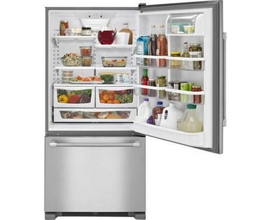 Maytag 30-Inch, 18.6 Cu. Ft. Bottom Freezer Refrigerator - MBR1957FEZ