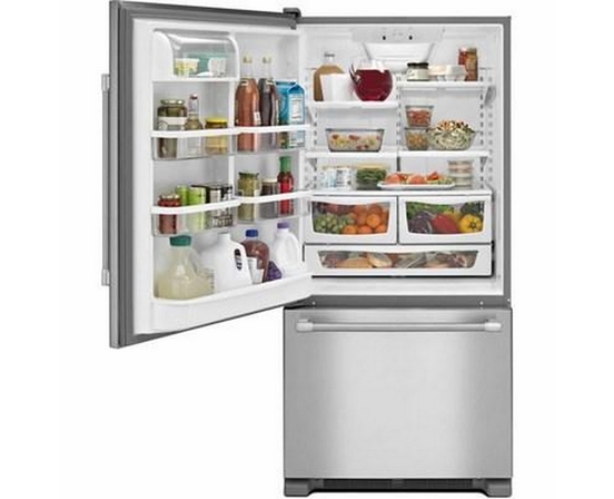Maytag 30-Inch, 18.6 Cu. Ft. Bottom Freezer Refrigerator - MBL1957FEZ