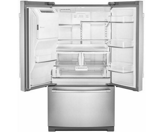 Maytag 36-Inch, 27 Cu. Ft. French 3-Door Refrigerator - MFT2772HEZ