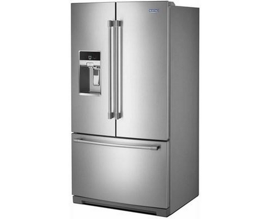 Maytag 36-Inch, 27 Cu. Ft. French 3-Door Refrigerator - MFT2772HEZ