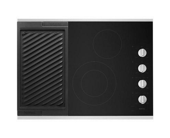 Maytag 30-Inch Built-In Electric Cooktop With Reversible Grill And Griddle - MEC8830HS