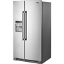 Maytag 36-Inch, 25 Cu.Ft. Freestanding Side-By-Side Refrigerator With External Water And Ice Dispensing System - MSS25C4MGZ