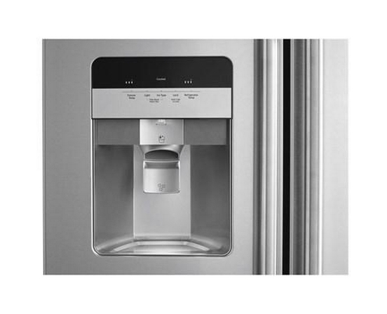 Maytag 36-Inch, 25 Cu.Ft. Freestanding Side-By-Side Refrigerator With External Water And Ice Dispensing System - MSS25C4MGZ