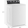Maytag 3.5 Cu. Ft. Top Loading Washer With Dual-Action Agitator - MVWP586GW
