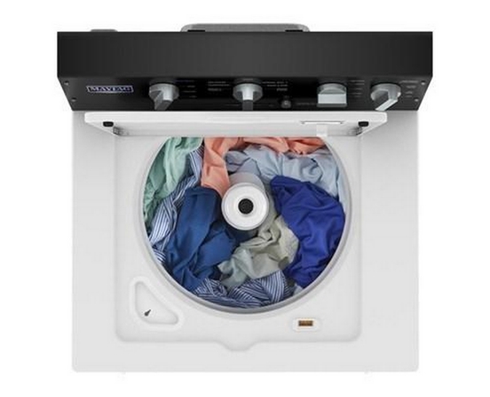 Maytag 3.5 Cu. Ft. Top Loading Washer With Dual-Action Agitator - MVWP586GW