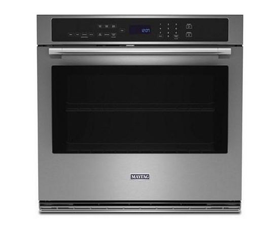 Maytag 30-Inch Built-In Single Wall Oven With Convection - MOES6030LZ