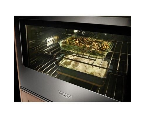 Maytag 27-Inch Built-In Single Wall Oven With Convection - MOES6027LZ