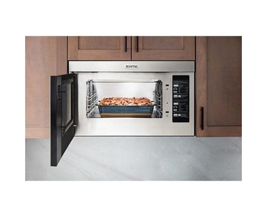 Maytag 30-Inch, 1.1 Cu. Ft. Over-The-Range Microwave Toaster Oven - YMMMF8030PZ