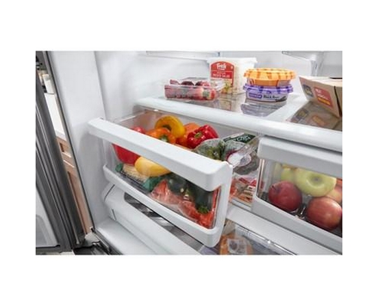 Maytag 36-Inch, 25 Cu. Ft. French 3-Door Refrigerator - MRFF4136RZ