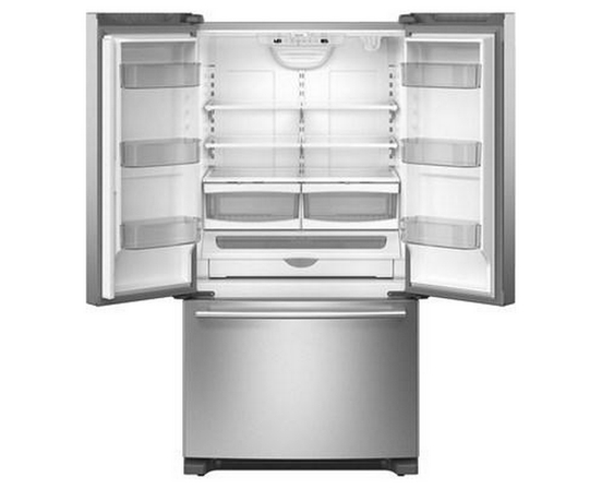 Maytag 36-Inch, 25 Cu. Ft. French 3-Door Refrigerator - MRFF4136RZ
