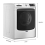 Maytag 5.0 Cu. Ft. Front Load Washer With Pet Pro Option - MFW7020RW