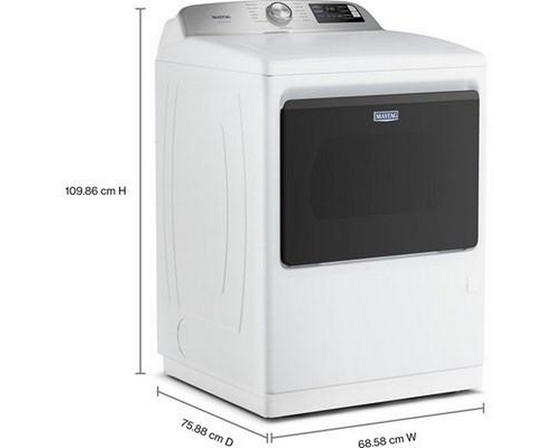 Maytag 7.4 Cu. Ft. Gas Dryer With Pet Pro Option - MGD7205RW