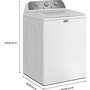 Maytag 4.2 Cu. Ft. Top Loading Washer - MTW4205SW
