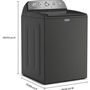 Maytag 4.7 Cu. Ft. Top Loading Washer With Pet Pro Option - MTW5605RU