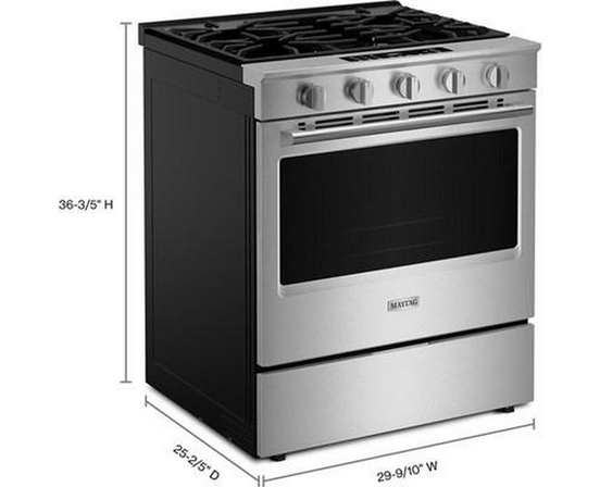 Maytag 30-Inch Slide-In Gas Range With Convection Technology - MSGS7030SZ