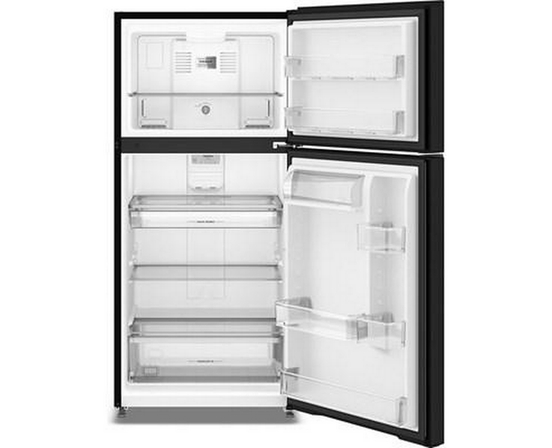 Maytag 30-Inch, 19 Cu. Ft. Freestanding Top Freezer Refrigerator With Evenair™ Cooling Tower - MRTX5119SB