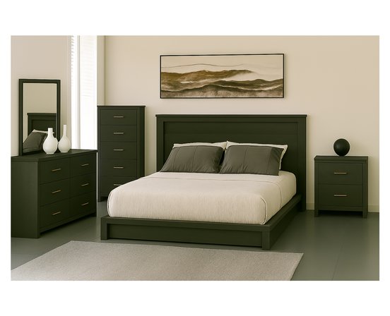 6 -pc Bedroom,Set  Queen size bed  60 in. by JLM**LIQUIDATION***