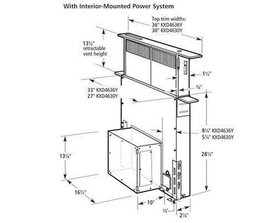 KitchenAid 30-Inch Countertop Downdraft - KXD4630YSS
