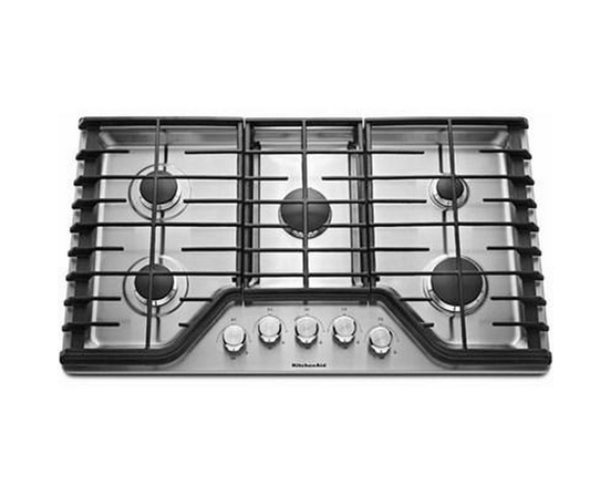 KitchenAid 30-Inch Built-In Gas Cooktop With Even-Heat™ Burner - KCGS350ESS