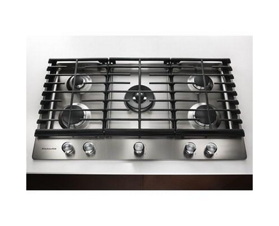 KitchenAid 30-Inch Built-In Gas Cooktop With Even-Heat™ Burner - KCGS550ESS