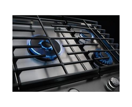 KitchenAid 36-Inch Built-In Gas Cooktop With Griddle - KCGS956ESS