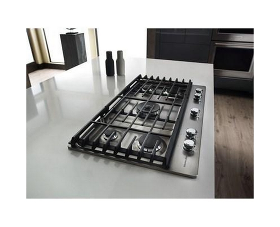 KitchenAid 36-Inch Built-In Gas Cooktop With Even-Heat™ Burner - KCGS556ESS