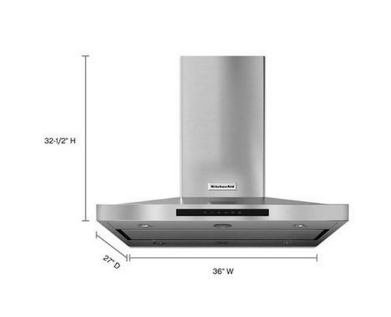 KitchenAid 36-Inch Island Hood - KVIB606DSS
