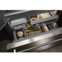 KitchenAid 43-Inch, 24.2 Cu.Ft. Built-In French 3-Door Refrigerator With Platinum Interior Design - KBFN502ESS