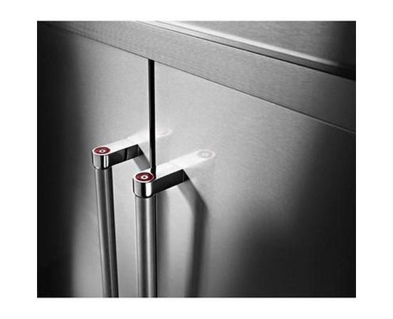 KitchenAid 43-Inch, 24.2 Cu.Ft. Built-In French 3-Door Refrigerator With Platinum Interior Design - KBFN502ESS