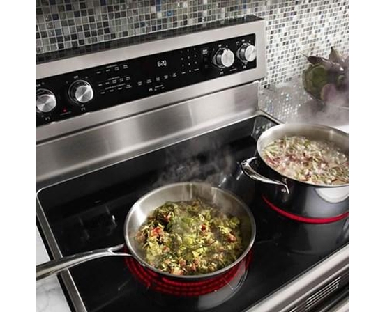 KitchenAid 30-Inch Freestanding Electric Range - YKFED500ESS