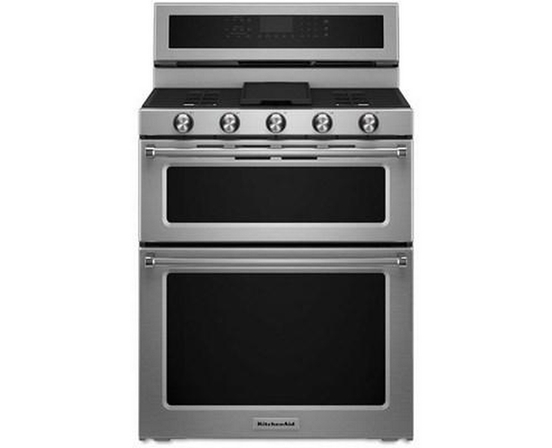 KitchenAid 30-Inch Freestanding Dual-Fuel Range - KFDD500ESS