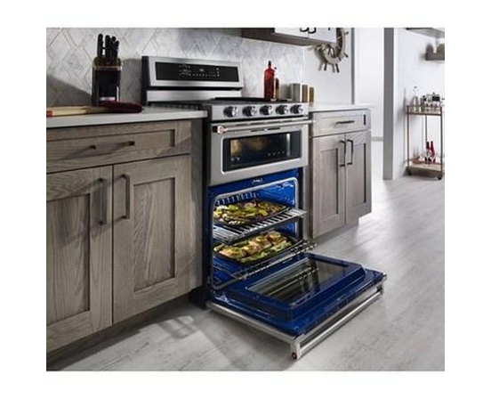 KitchenAid 30-Inch Freestanding Dual-Fuel Range - KFDD500ESS