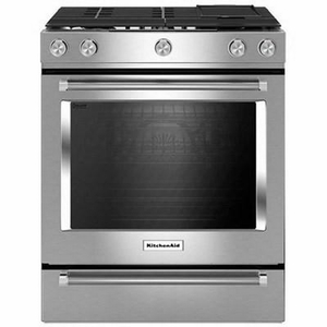 KitchenAid 30-Inch Slide-In Dual-Fuel Range - YKSDB900ESS