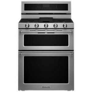 KitchenAid 30-Inch Freestanding Gas Range - KFGD500ESS