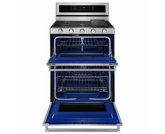 KitchenAid 30-Inch Freestanding Gas Range - KFGD500ESS